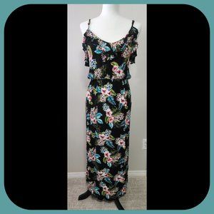 GEORGE || Hawaiian Print Maxi Dress (SIZE M)